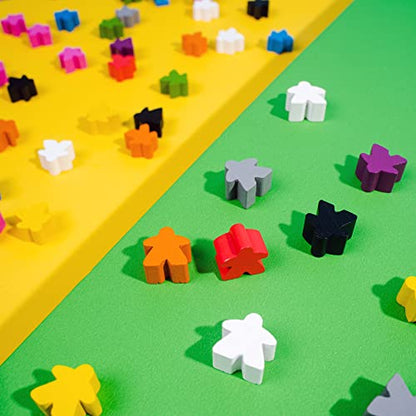 100 Wooden Meeples (100 Count)
