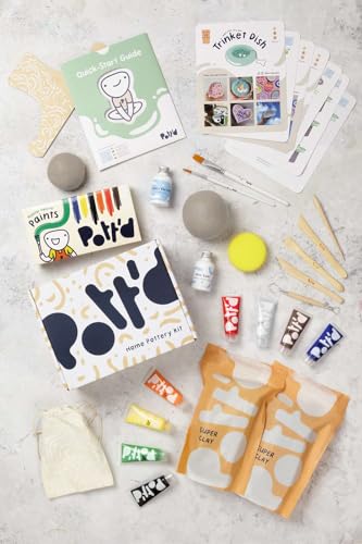 Pottery Kit Air Dry Clay Kit for Adults & Beginners