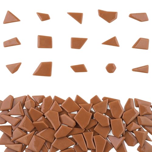 Caramel Mosaic Tiles for Crafts Bulk (7.05 Ounce)