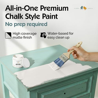 Old Lace 4 Fl Oz Chalk Paint for Furniture All in One