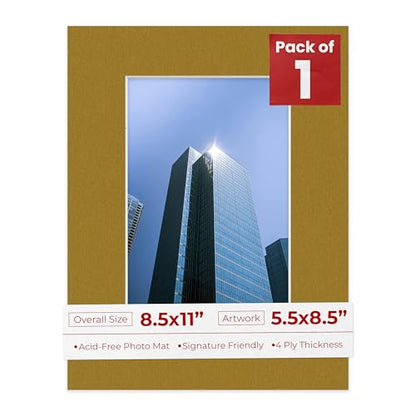 5.5x8.5 Mat for 8.5x11 Frame
