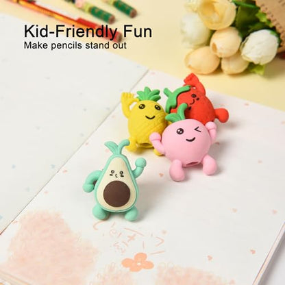 16Pcs Pencil Top Erasers for Kids (16 Count)