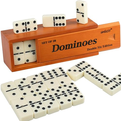Jumbo Dominoes Set for Adults (28 count)