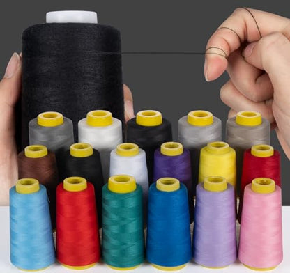Serger Thread 4 Cones 3000 Yards Each Spool (4 Count)