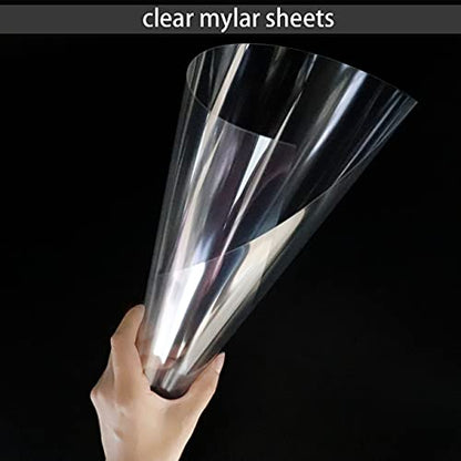 16 Pack 6 Mil Clear Mylar Stencil Sheets (16 Count)