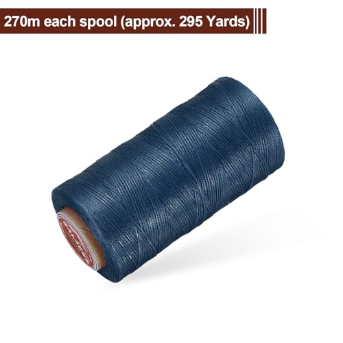 Flat Leather Sewing Waxed Thread