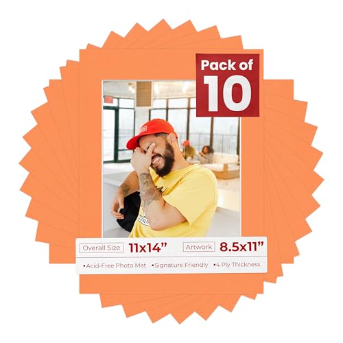 11x14 Mat for 8.5x11 Photo (10 Count)