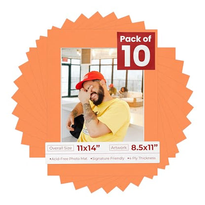11x14 Mat for 8.5x11 Photo (10 Count)