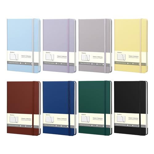 8 Pack Lined Journal Notebooks for Work