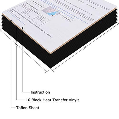 Black HTV Heat Transfer Vinyl