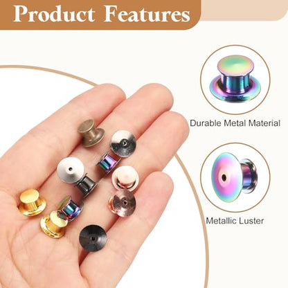 30Pcs Metal Locking Pin Backs (30 Count)