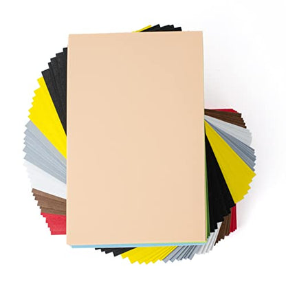 8.5x5.5inch Colorful Foam Sheets Crafts 20 Assorted Colors 92 Pack 2mm Thick EVA Foam Sheet for School Project Supply Scrapbooking DIY Cosplay Handcraft (92 Count)