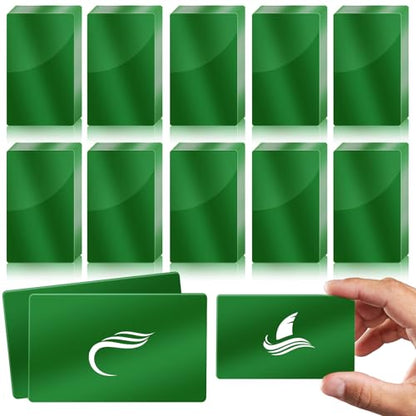100 Pcs Metal Business Cards Aluminum Laser Engraving Blanks