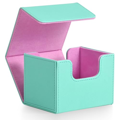 MTG Deck Box Holds 120+ Single Sleeved Cards Commander Deck Box