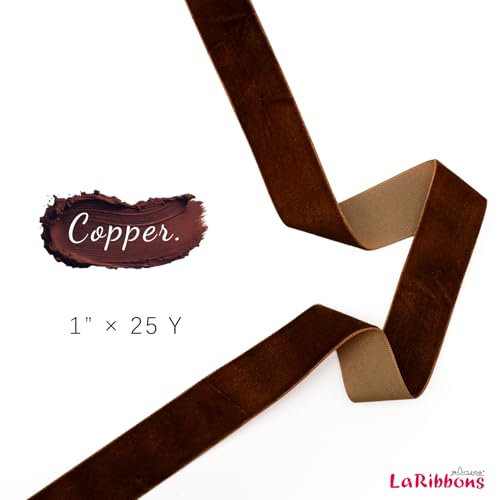 Copper Velvet Ribbon