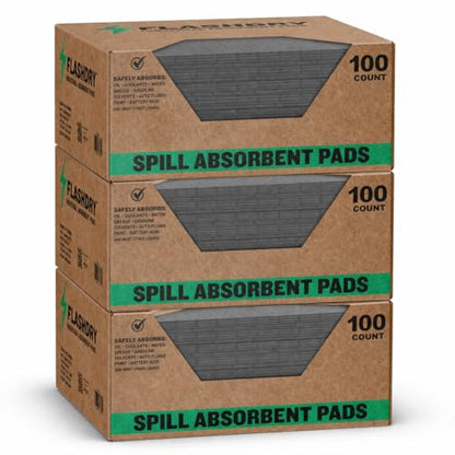 FLASHDRY Universal Spill Absorbent Pads (300 Count)