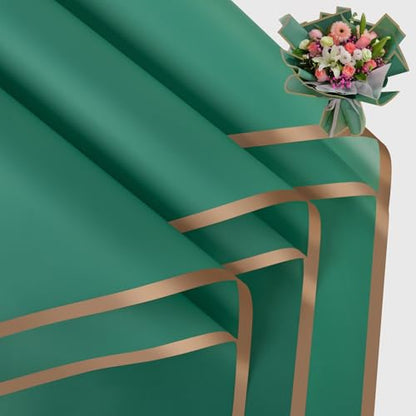 20 Sheets Flower Waterproof Wrapping Paper (20 Count)