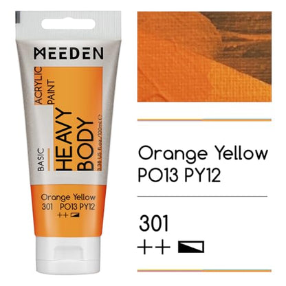 Acrylic Paint Orange Yellow (6.76 Fl Oz)