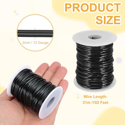 12 Gauge 2mm Anodized Aluminum Wire for Jewelry Craft Making