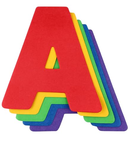 Poster Letters 4” Paper Letters for Poster Board Projects (190 Count)