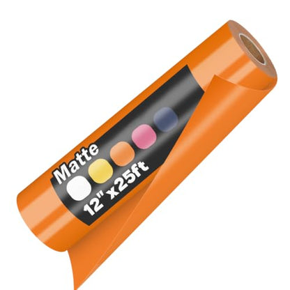 Heat Transfer Vinyl Orange HTV Rolls