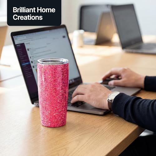 Craft Glitter Fluorescent Pink 100g Microfine Glitter