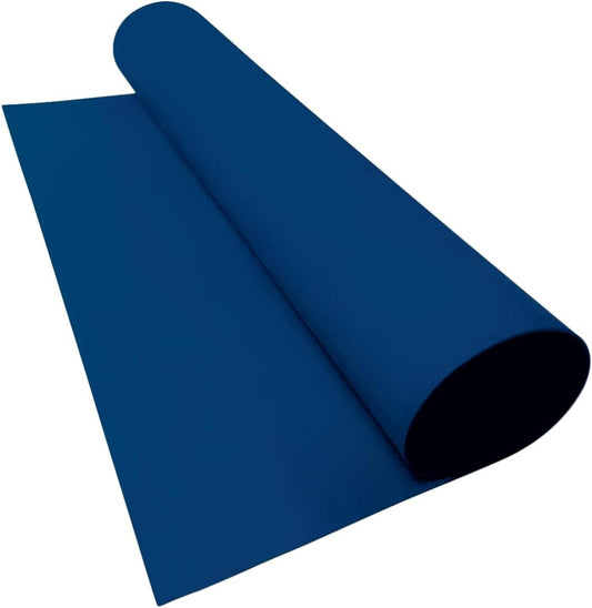 LotusFoam Large 3mm EVA Foam Sheet - 44"x 85" High Density Foam 130 kg/m3 for Cosplay, Costumes, Crafts, Flooring, Outdoor Use - 35 Colors (Deep Blue) - Deep Blue - Crafty Corner