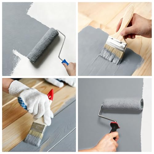 Chalkboard Paint Gray Chalk Board Paint for Wood (12 Fl Oz)