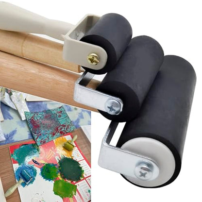 4 Pack Rubber Roller