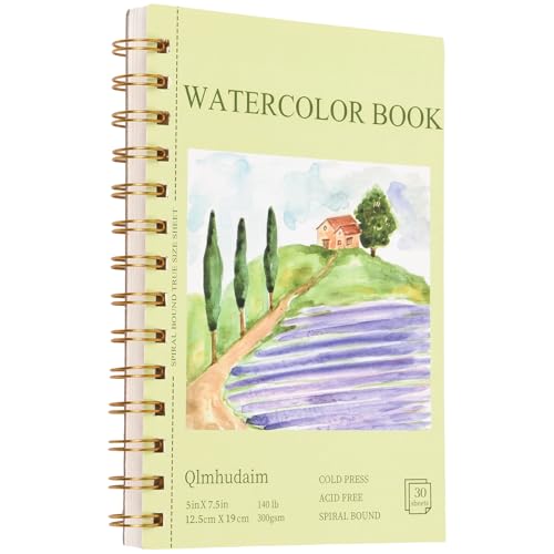 5x7.5in Spiral Watercolor Paper Pad (30 Count)