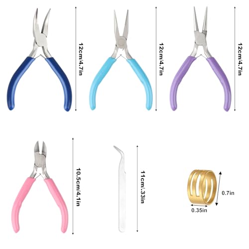 4 Pack Jewelry Pliers Set