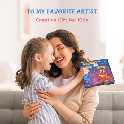 Origami Kit for Kids Ages 5 (116 Sheets)