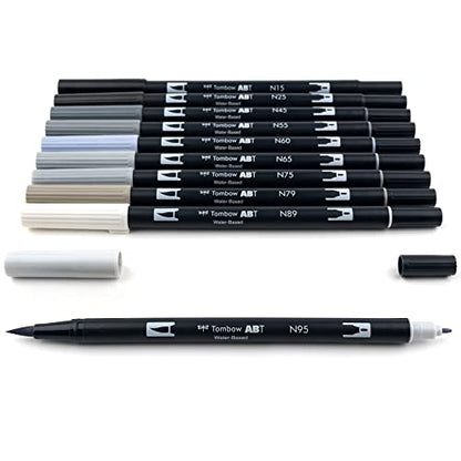 56171 Dual Brush Pen Art Markers (10 Count)