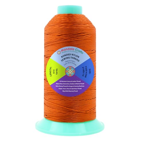 Size 346 210D T350 Burnt Orange Bonded Nylon Thread
