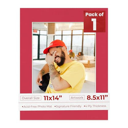11x14 Mat for 8.5x11 Photo