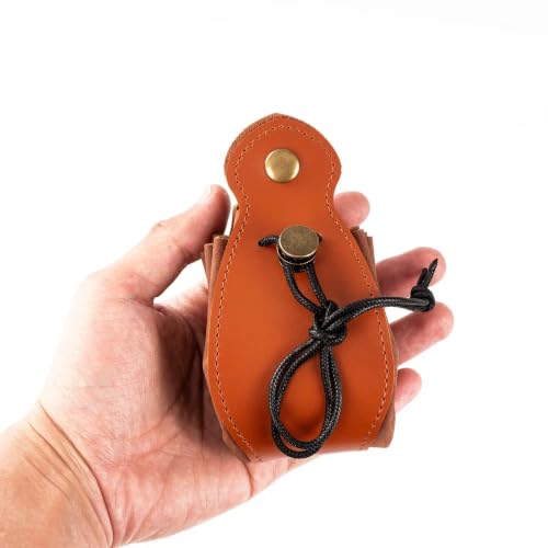 Brown Drawstring Dice Bag and Rolling Tray