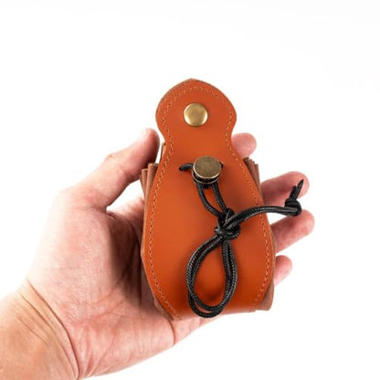 Brown Drawstring Dice Bag and Rolling Tray