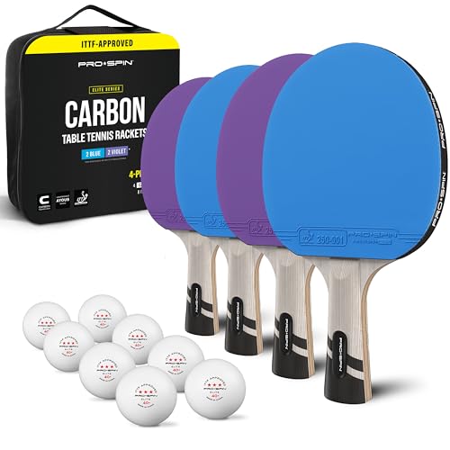 Ping Pong Paddles Set of 4
