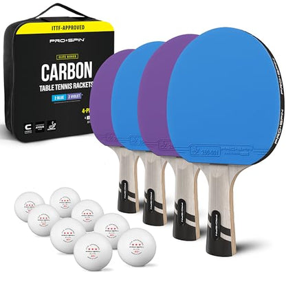 Ping Pong Paddles Set of 4