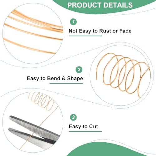 0.5 mm 24 Gauge Copper Wire for Jewelry Making