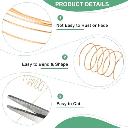 0.5 mm 24 Gauge Copper Wire for Jewelry Making