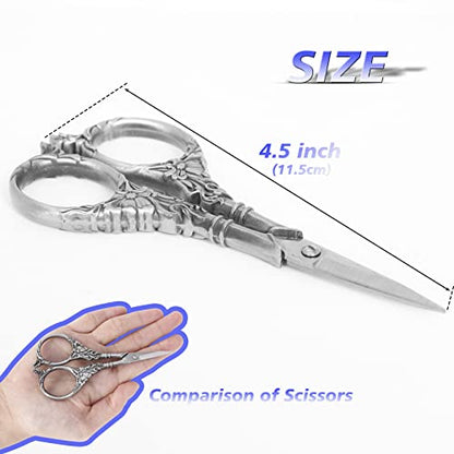 Embroidery Sewing Scissors Stainless Steel for Cross Stitch Cutting