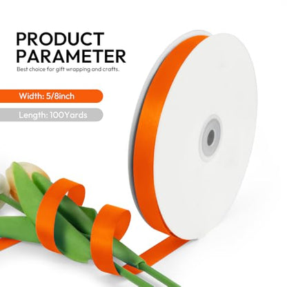 5 8 Inch Orange Ribbon