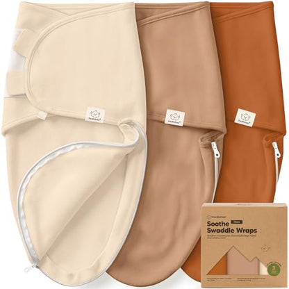 Newborn Swaddles with Zippers (3 Count)