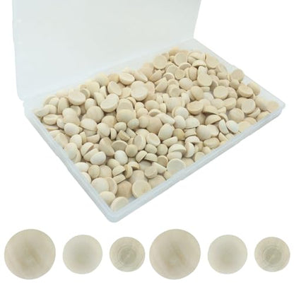 Half Wooden Beads (300 Count)