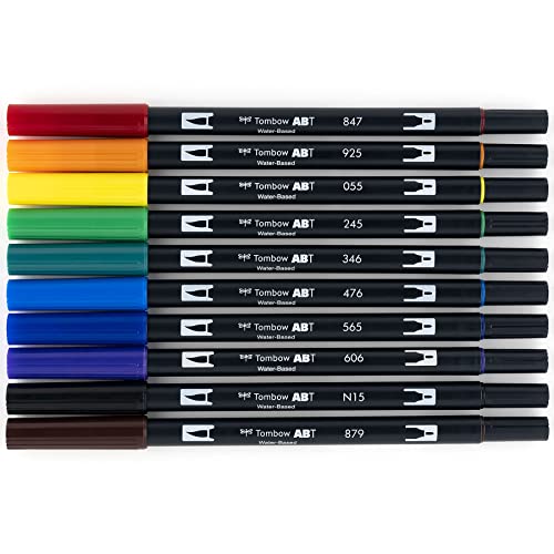 Dual Brush Marker 10 (10 Count)