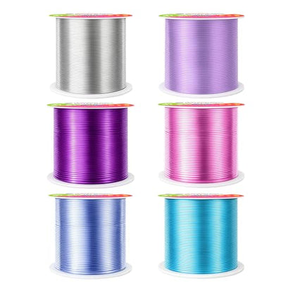 22 GA Turquoise Pink Assorted Anodized Aluminum Craft Wire (450 Foot)