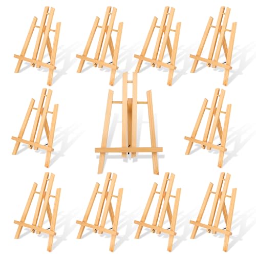 10 Pack 11.8" Wooden Easel