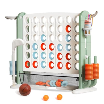 Giant 4 in a Row Connect Game with Mesh Fabric