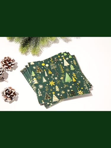 Festive Green Paper Napkins 3 (50 Count)